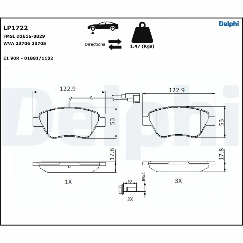 LP1722 Delphi