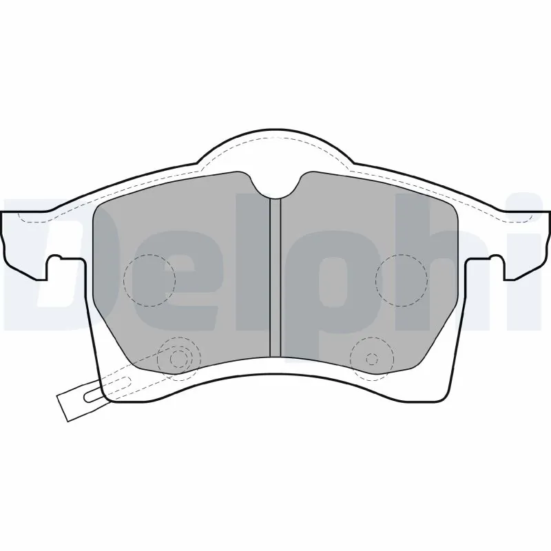 Pastillas de freno delanteras para Opel Zafira  (F75)