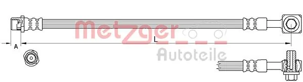 Comprar AH7006 HELLA Latiguillos de freno delantero izquierdo