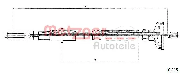 Cable de embrague Volkswagen Caddy I pick-up (14) (1979 - 1996) precio, desde 12,73 EUR