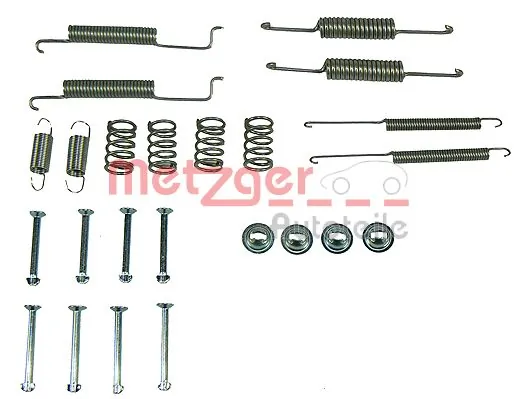 2060 Febi Kit de montaje de zapatas de freno traseras