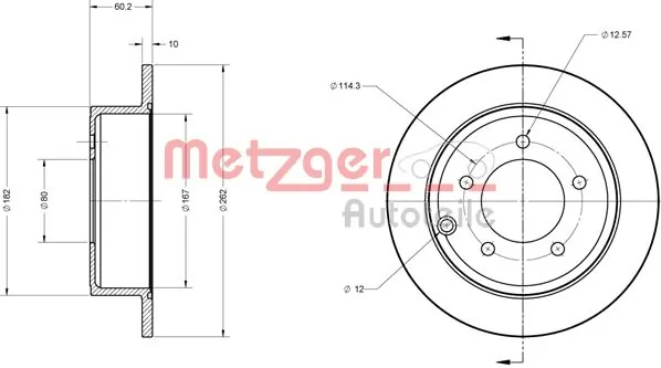 Frenos traseros Mitsubishi 5105515AA