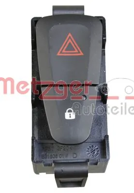 Boton de luz de emergencía para Renault Clio SYMBOL LU