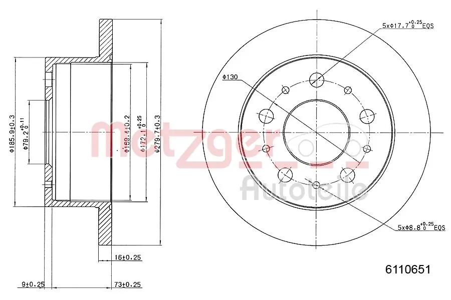 Disco de freno trasero Fiat/Alfa/Lancia 0071740118 precio, desde 58,97 EUR
