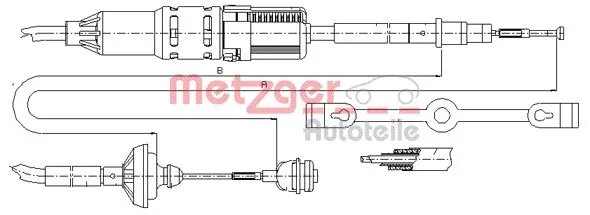 Cable de embrague Volkswagen Transporter T4 bus (70B, 70C, 7DB, 7DK, 70J, 70K, 7DC, 7DJ) (1990 - 2004) precio, desde 19,60 EUR