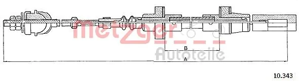 Cable de embrague Volkswagen Polo II hatchback (86C) (1981 - 1994) precio, desde 14,43 EUR