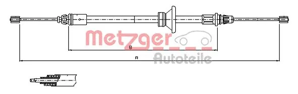 Cable del freno de estacionamiento delantero General Motors 91166639 precio, desde 9,53 EUR