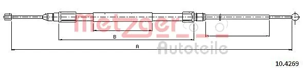 Cable de freno de mano trasero derecho/izquierdo para BMW X1 E84