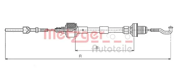 Cable embrague Combo  furgoneta (1994-2001) original desde 12,49 €