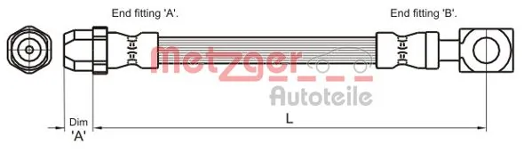  Latiguillos de freno delantero Mini Cooper 
