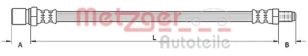 Tubo de frenos delantero para Renault Twingo I C06