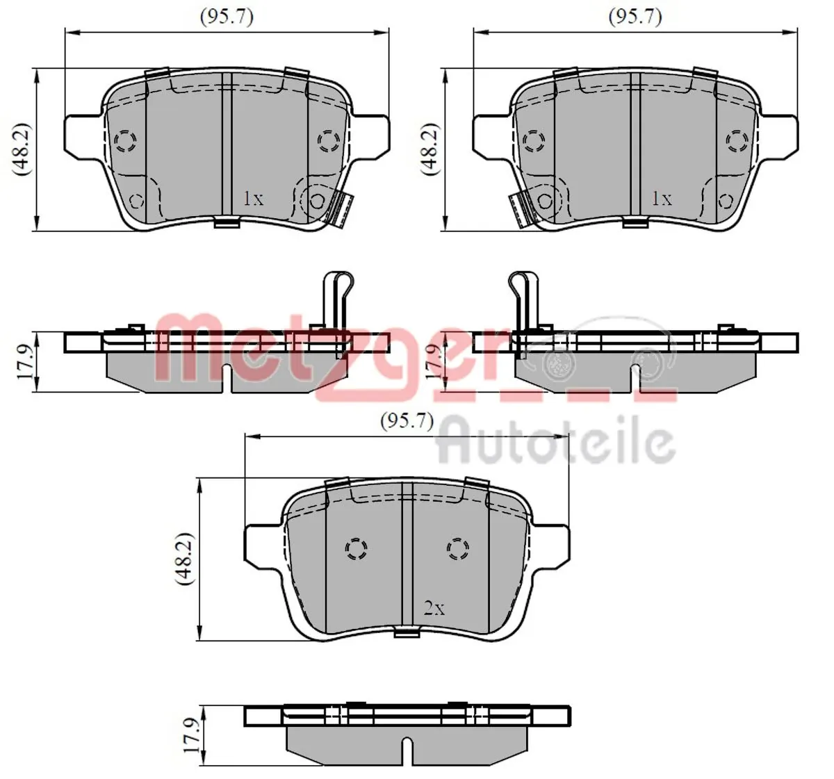 Comprar 77366595 Fiat/Alfa/Lancia Pastillas de freno traseras