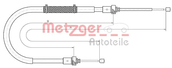 Cable de freno de mano trasero derecho/izquierdo Renault DUSTER I SUV (HS) (2010 - 2026) precio, desde 21,68 EUR