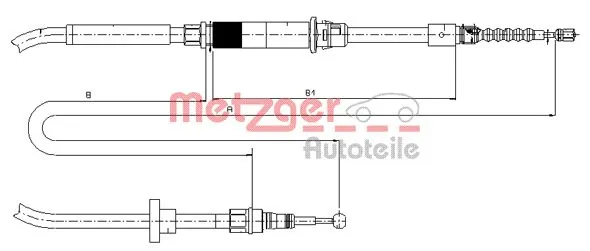 Cable de freno de mano trasero derecho/izquierdo Adriauto 550297 precio, desde 26,05 EUR