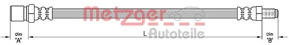  Latiguillos de freno delantero Citroen Jumper 