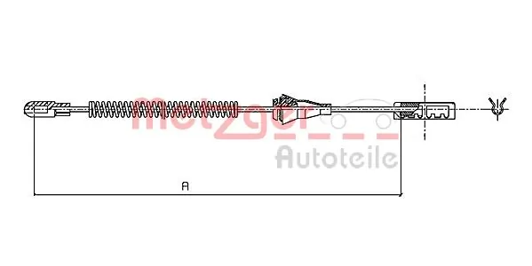 Comprar 404008 Beca Cables Cable de freno de mano trasero derecho/izquierdo