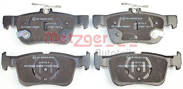 Pastillas de freno traseras K82213581AB Fiat/Alfa/Lancia
