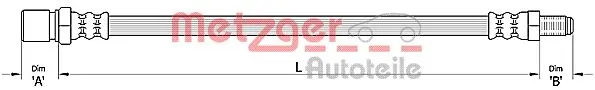 Comprar Latiguillo de freno delantero Fiat Panda II 169A a bajo precio