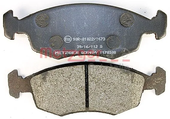 METZGER 1170308 pastillas de freno delanteras Fiat Punto