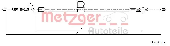 Cable de freno de mano trasero izquierdo Nissan JUKE JPN
