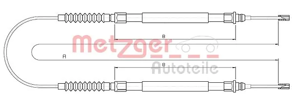 Comprar Cable de freno de mano trasero derecho/izquierdo Fiat Ducato II 230