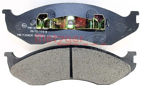 METZGER 1170452 pastillas de freno delanteras Jeep Grand Cherokee