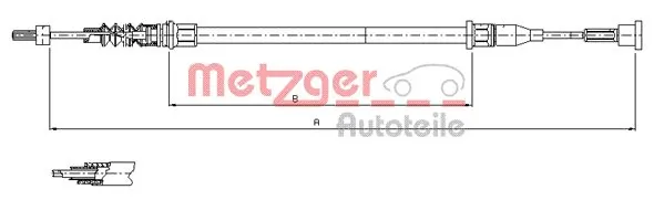 Comprar 522446 General Motors Cable de freno de mano trasero derecho