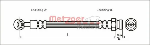 Comprar Latiguillos de freno delantero Hyundai Atos  MX