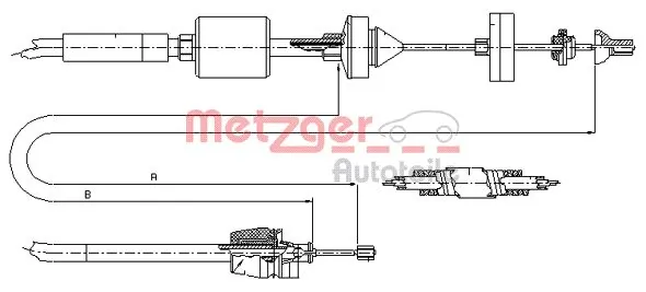 Cable de embrague VALEO 4101820 precio, desde 27,67 EUR