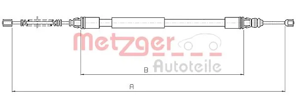 Comprar Cable de freno de mano trasero derecho/izquierdo Citroen Saxo  S0, S1