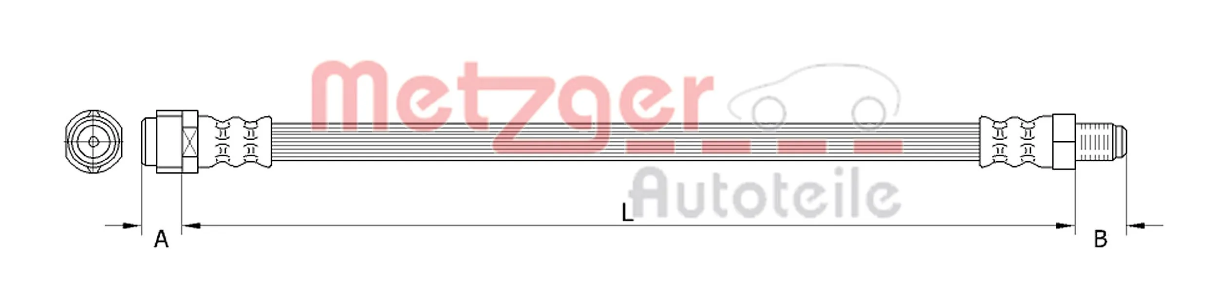 Comprar Latiguillo de freno delantero Mercedes A  W176 a bajo precio