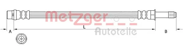Comprar Latiguillos de freno delantero Volvo V40  525, 526