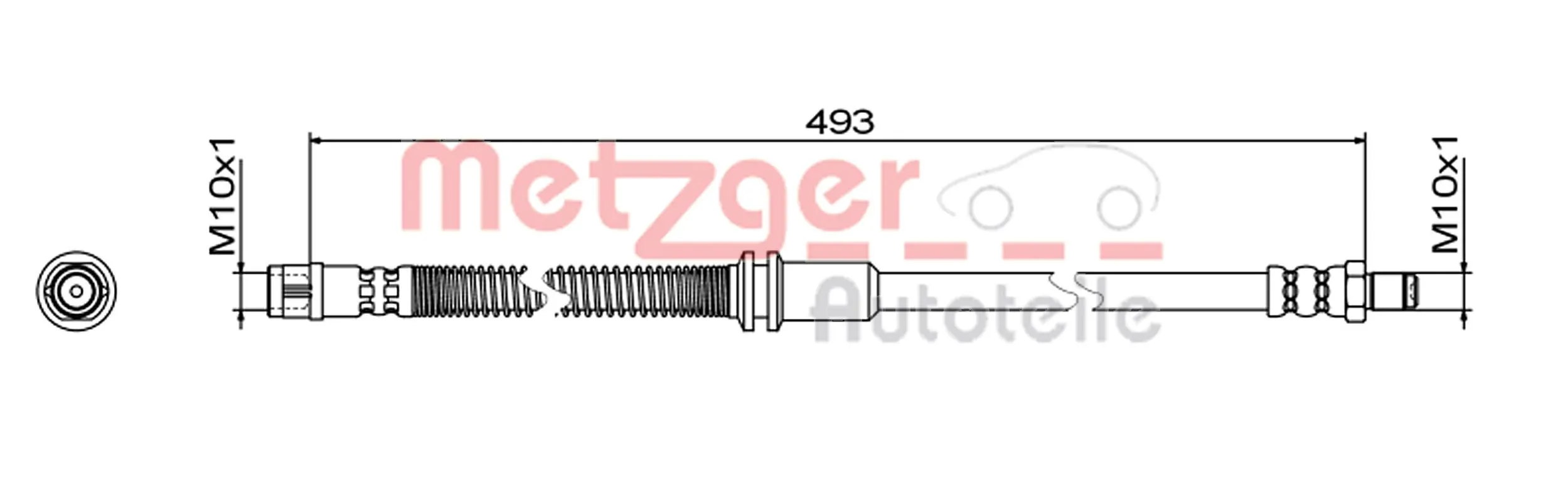 Comprar Tubo flexible de frenos delantero GLK  X204