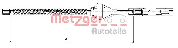  Cable de freno de mano trasero derecho/izquierdo Ford Fusion 