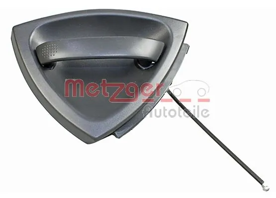 2310553 Metzger Manija exterior izquierda de puerta delantera