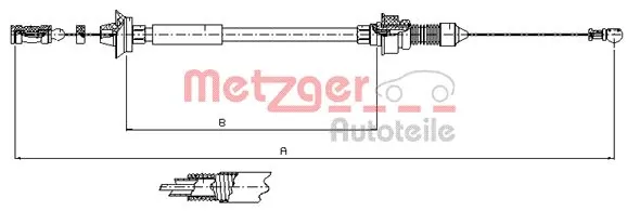 Cable del acelerador para Citroen Jumper  230L