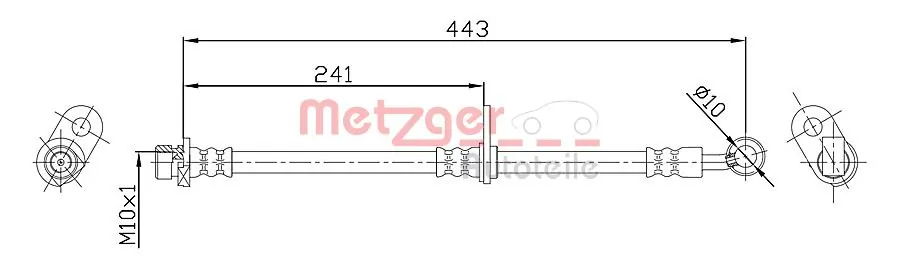 Latiguillos de freno delantero Honda CR-V I SUV (RD) (1995 - 2002) precio, desde 23,32 EUR