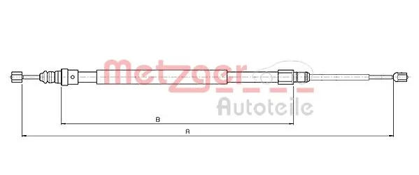 Comprar 8200247041 VAG Cable de freno de mano trasero derecho/izquierdo