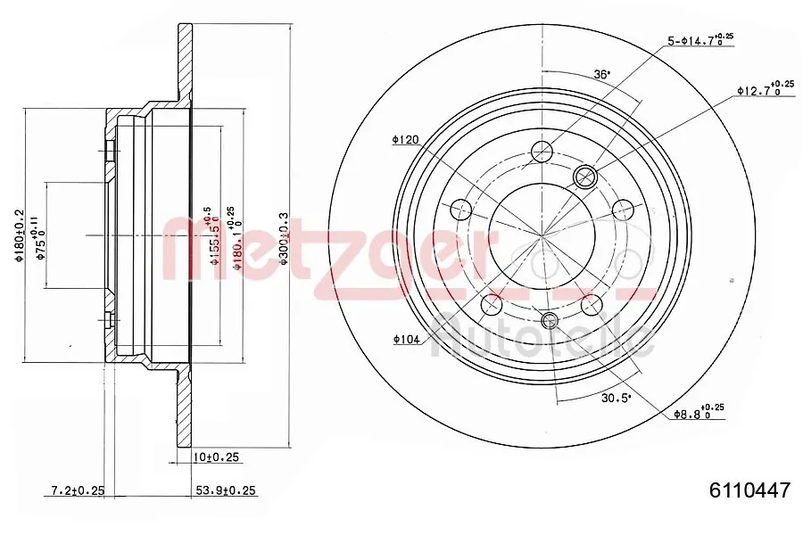 Comprar Disco de freno trasero BMW 5  E34