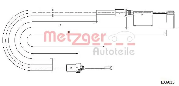 Cable de freno de mano trasero derecho/izquierdo Peugeot 207 hatchback (WA, WC) (2006 - 2015) precio, desde 11,55 EUR