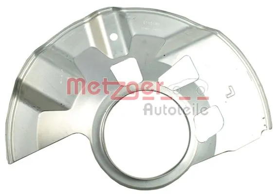 6115189 Metzger Protector del disco de freno delantero izquierdo