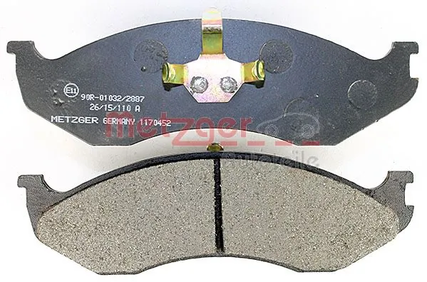 METZGER 1170452 pastillas de freno delanteras Jeep Grand Cherokee