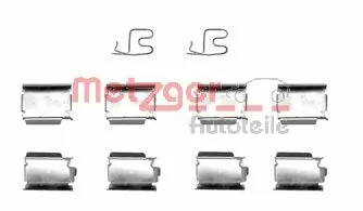 Juego de resortes de sujeción de pastillas de freno delanteras K68029888AA FIAT
