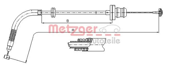 Cable del acelerador Audi A6 C5 sedán (4B2, 4B4) (1997 - 2005) precio, desde 13,27 EUR