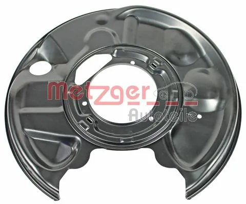 6115033 Metzger Protector de disco de freno trasero izquierdo