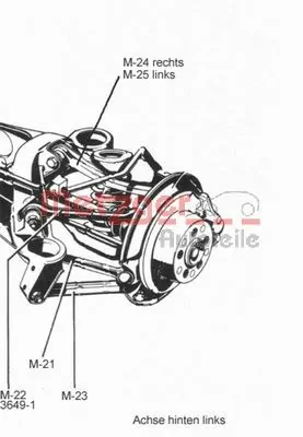 Brazo superior de suspensión trasera izquierdo/derecho 05099785AA Chrysler