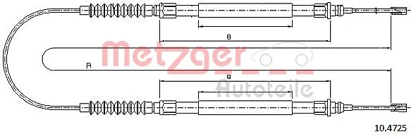 Cable de freno de mano trasero derecho/izquierdo Fiat/Alfa/Lancia 1329845080 precio, desde 23,00 EUR