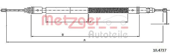 Cable de freno de mano trasero derecho/izquierdo Fiat/Alfa/Lancia 1440125280 precio, desde 16,64 EUR
