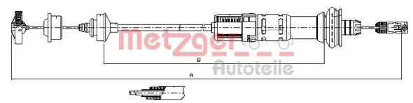 Cable de embrague Peugeot 206 