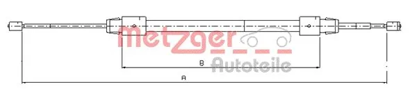 Cable de freno de mano trasero izquierdo Mercedes A hatchback (W168) (1997 - 2004) precio, desde 6,50 EUR